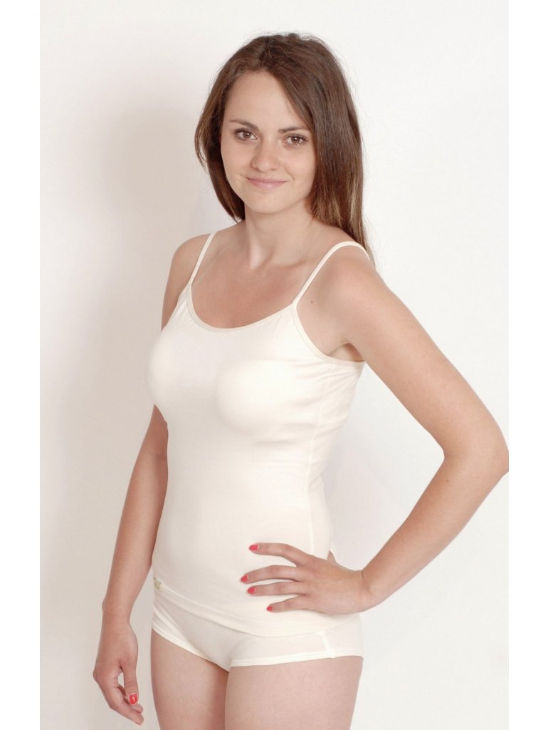 Bambusové prádlo: dámské tílko bambusové NIKA Bamboo natural