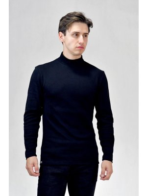 Pánské funkční termo triko s rolákem NIIN black
