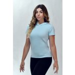 Dámské termo triko s kapucí Sky blue